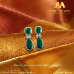 Green Diamond Earrings