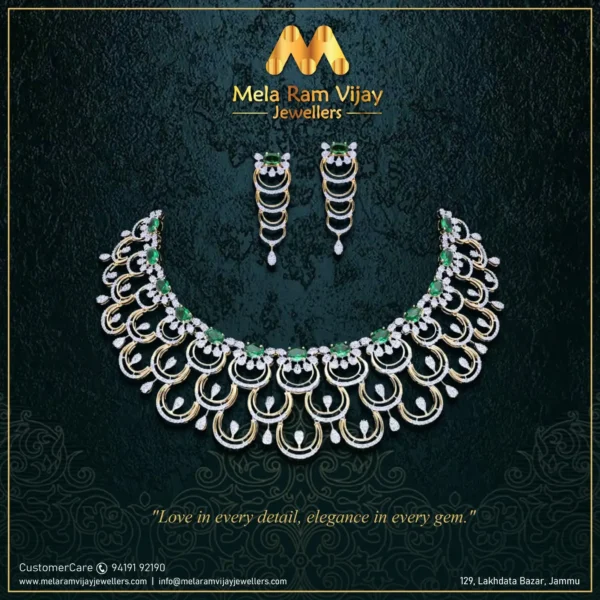 Diamond Necklace Set Design 9