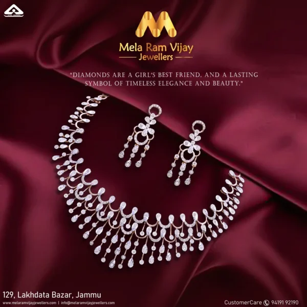 Diamond Necklace Set Design 5