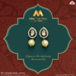 Polki Pearl Earrings