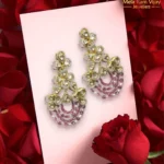Polki Earrings Design 7